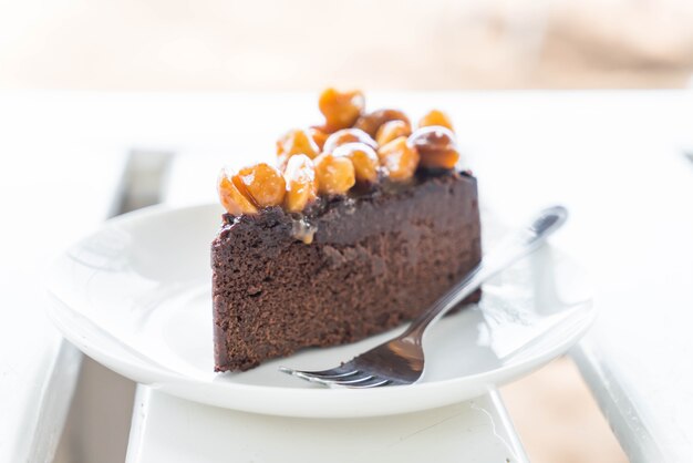 Macadamia chocolate cake