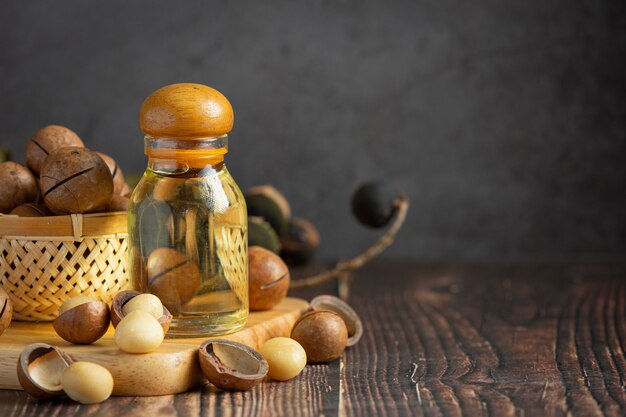 Macadamia oil for relaxing treatment