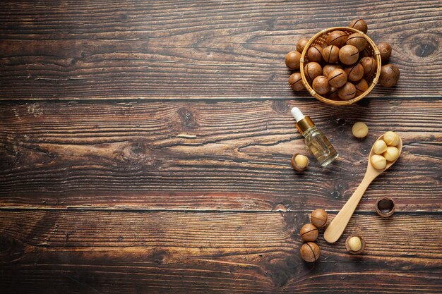 Macadamia oil for relaxing treatment