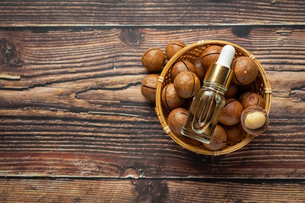 Macadamia oil for relaxing treatment