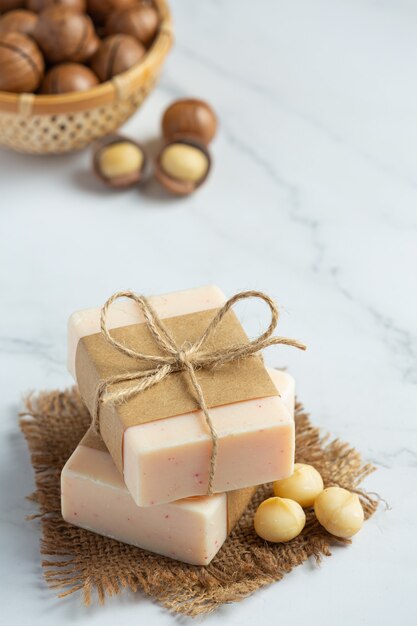 Macadamia soap skin care treatment