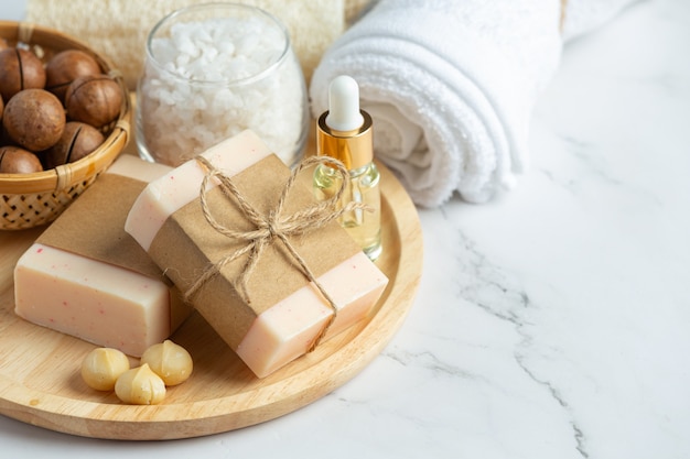 Macadamia soap skin care treatment