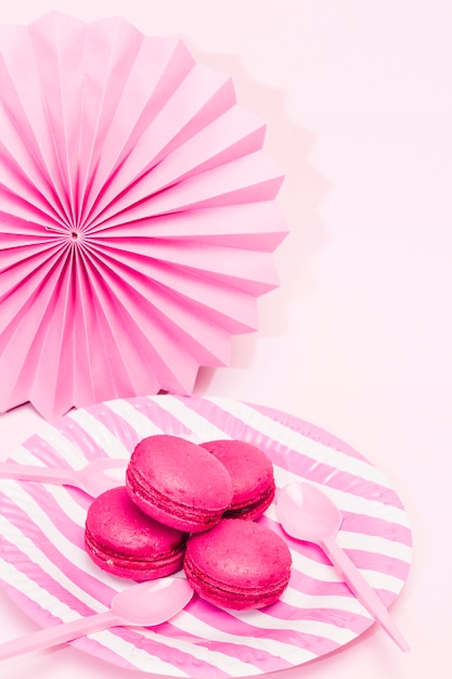 Free photo macarons