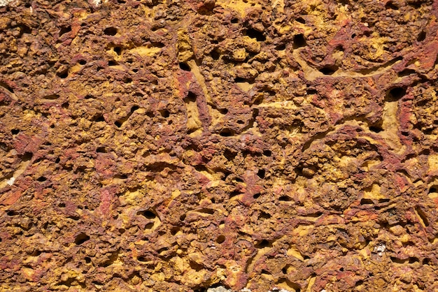 Макрос крупным планом стены старые детали