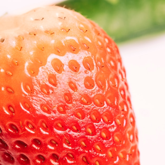 Macro strawberry texture