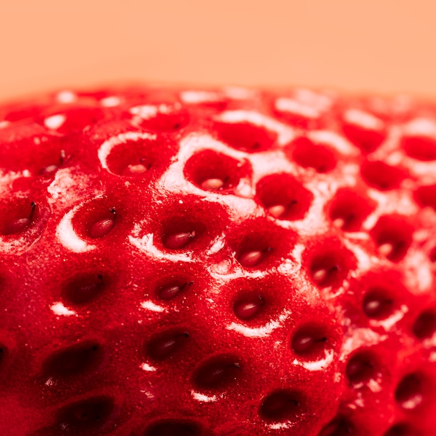 Foto gratuita macro trama di fragola