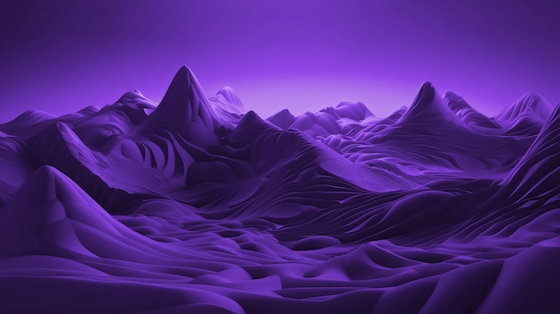 Free photo magical and mystical landscape wallpaper in purple tones