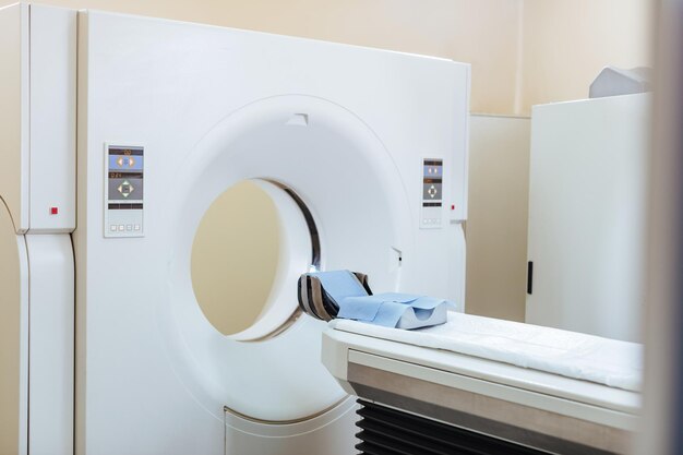 Magnetic resonance imaging machine in the hospital