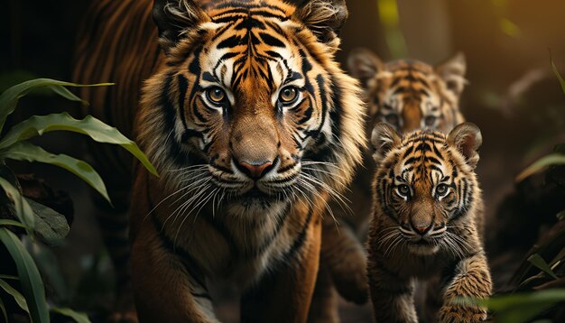 Majestic Bengal Tiger Walking in the Wild: Free Stock Photos