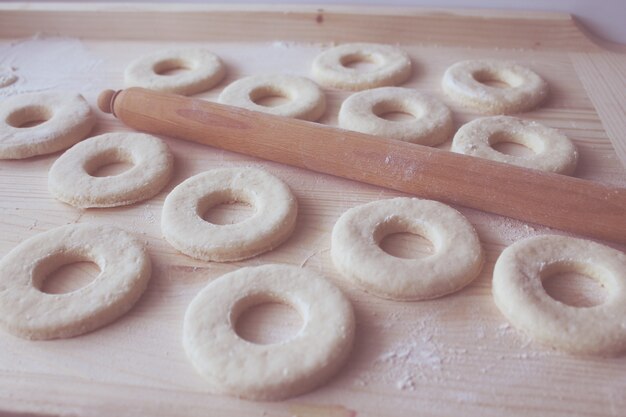 Making donuts at home