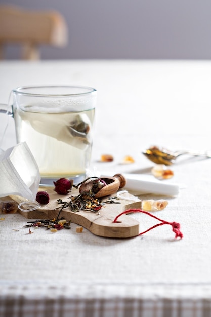 Making tea with teabags