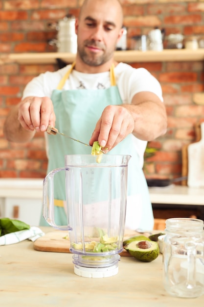 Man cooking