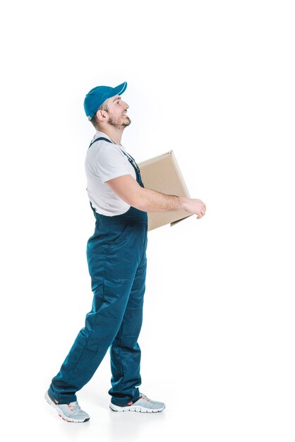 Man delivering parcel