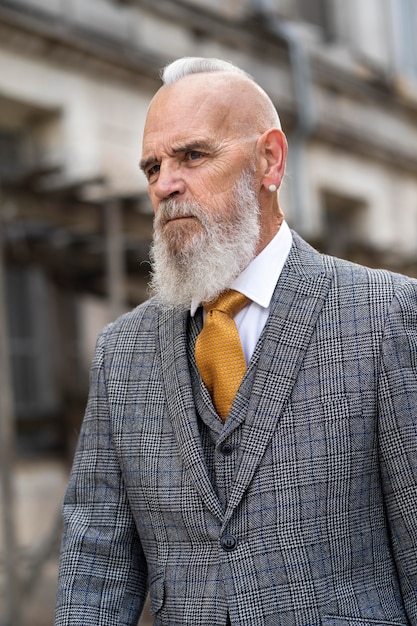 Man in formal clothes portrait