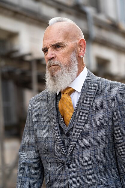 Man in formal clothes portrait