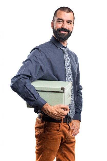 Man holding a box