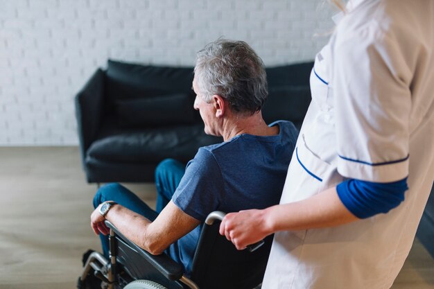 Man in nursing home