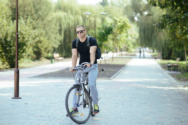 man in park