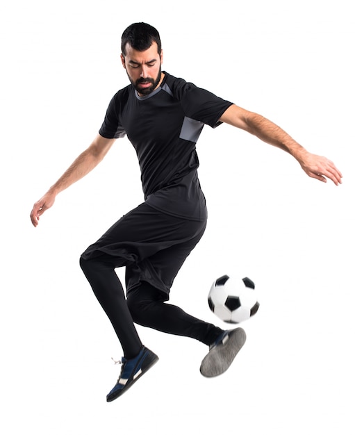 Man playing football