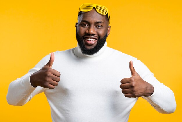 Man showing ok sign