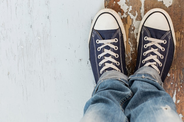 Man in sneakers