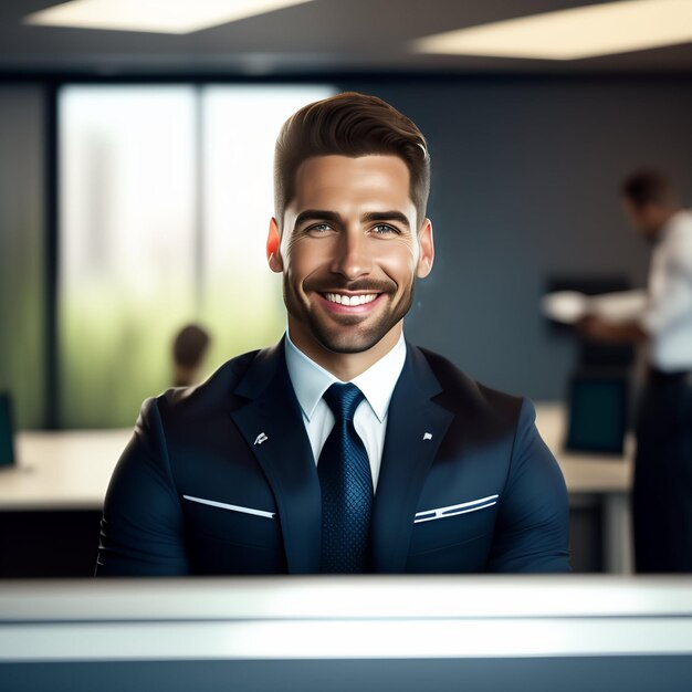 A man in a suit and tie smiles at the camera.