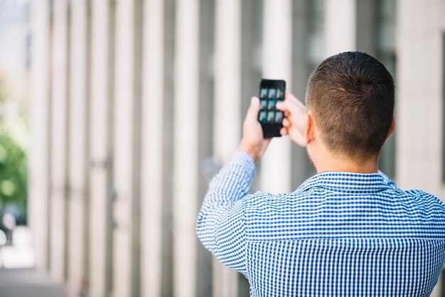 Man taking photo