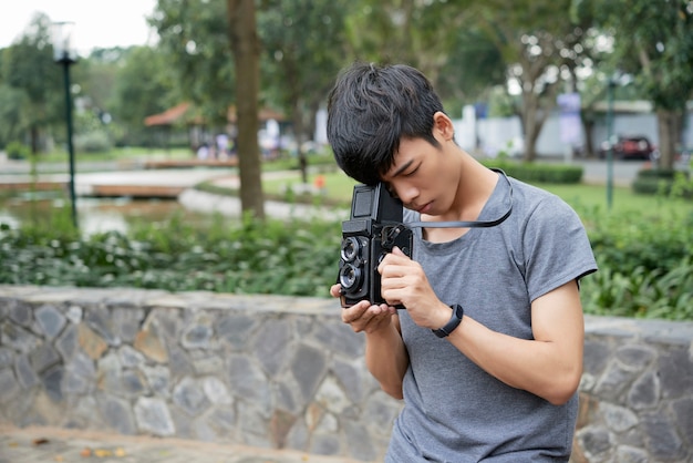 Man taking photos