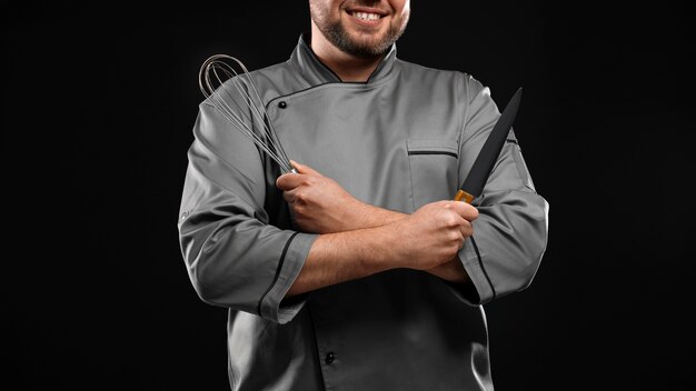 Man wearing chef attire