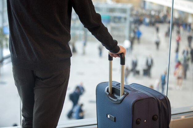 Man with luggage