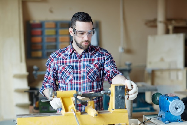 Man in workshop