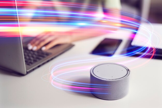 managing smart speakers concept