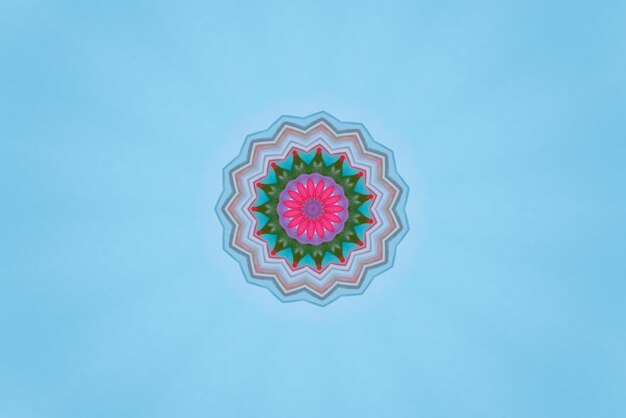 Mandala artwork Colorful pattern background