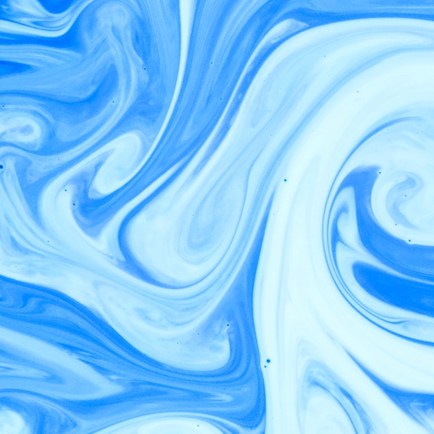 Marble art painting blue and teal background
