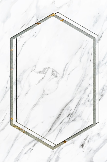 Free photo marble frame design space
