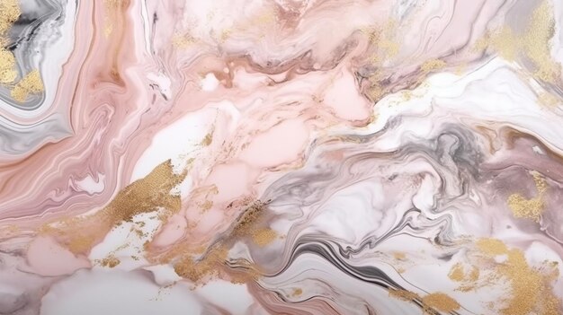 Marble wallpaper soft pink Ai Generated Image