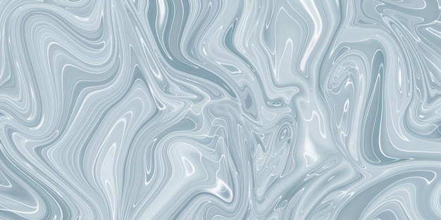 Мраморный синий абстрактный фон. Жидкий мраморный узор.