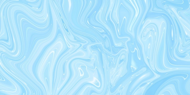 Marbled blue abstract background Liquid marble pattern