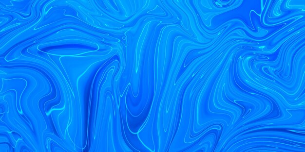 Marbled blue abstract background Liquid marble pattern