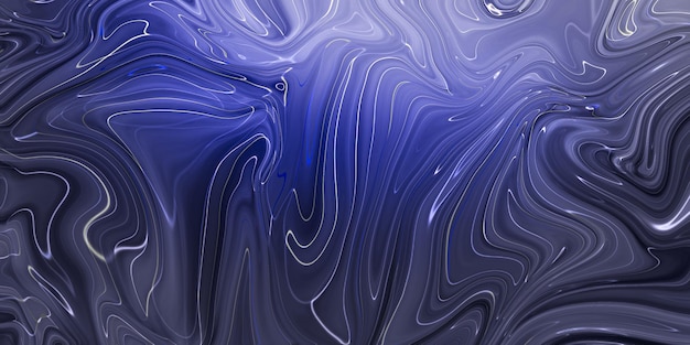 Free photo marbled blue abstract background liquid marble pattern