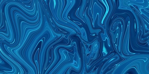 대리석된 블루 추상적인 배경입니다. 액체 대리석 패턴입니다.