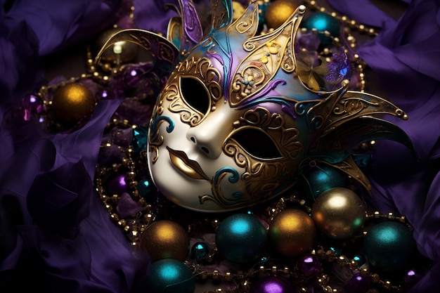 Celebrazione del mardi gras a new orleans