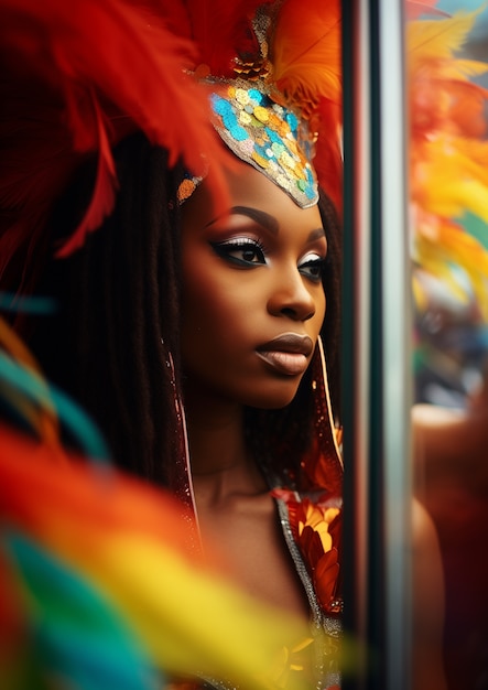 Free photo mardi gras celebration in new orleans