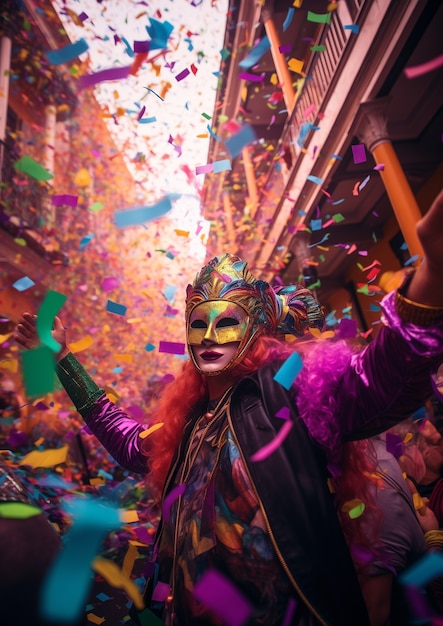 Mardi gras celebration in new orleans