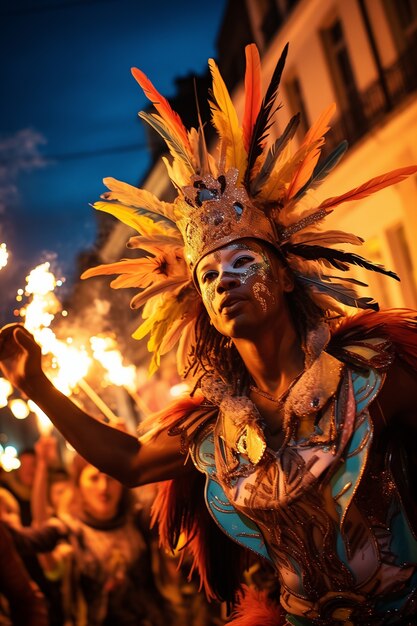 Mardi gras celebration in new orleans