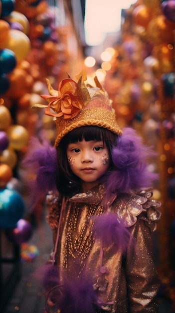 Mardi gras celebration in new orleans