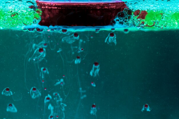 Foto gratuita la vita marina in olio astratto