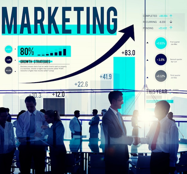 Free Photo marketing market strategy planning business concept