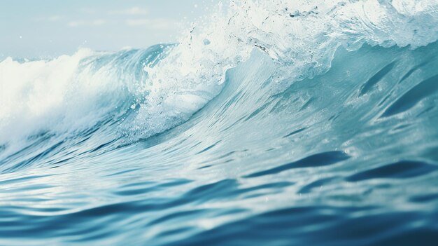 A Massive Ocean Wave Exuding Strength