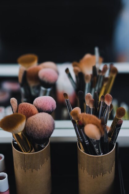 master class make-up. makeup brushes